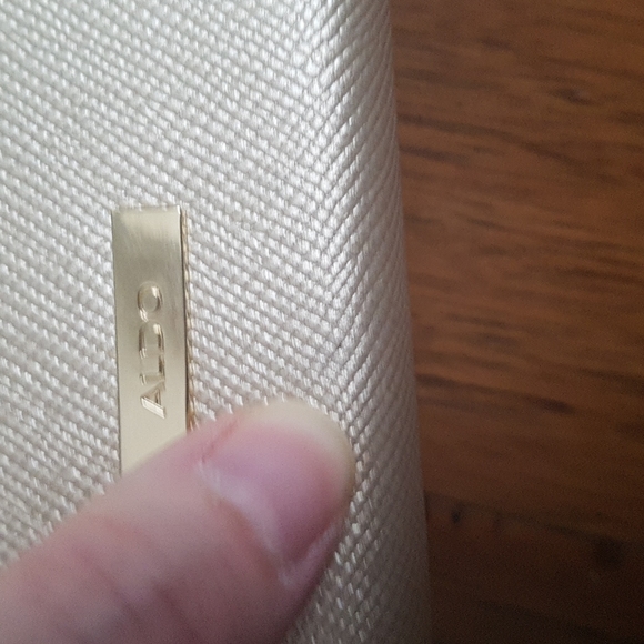 Aldo Gold Glitter Patch Wallet with Detachable Wristlet Strap - Picture 12 of 12